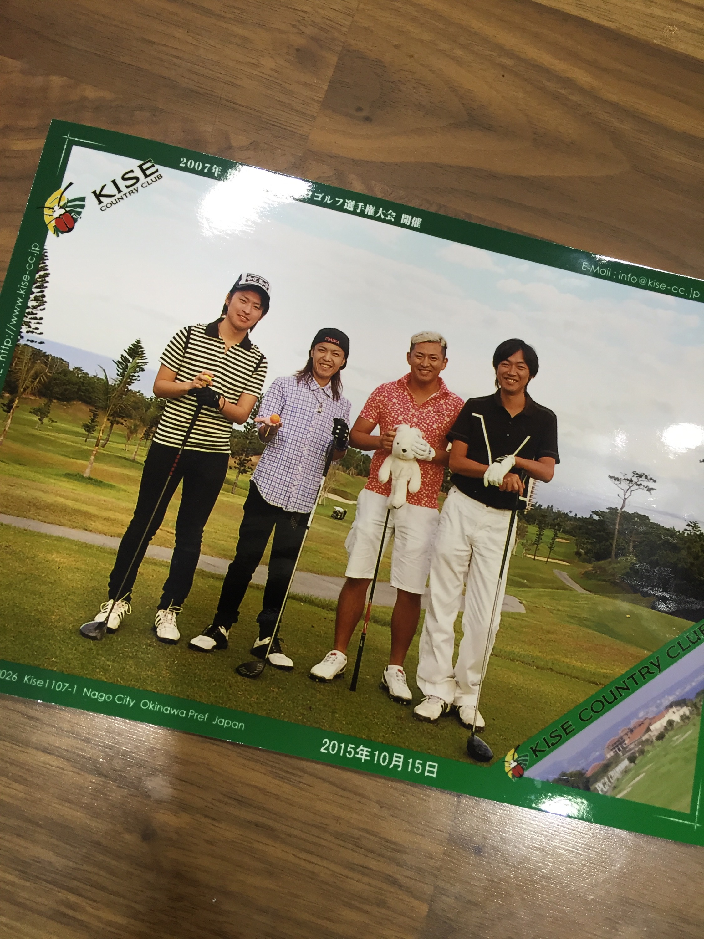 達也ゴルフデビュー 喜瀬カントリークラブ 最高のデビューです！